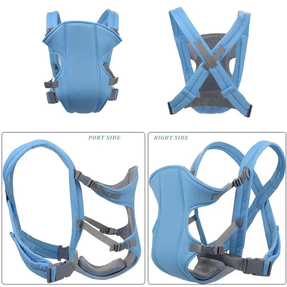 Multicolor Adjustable Baby Carrier Strong Material Safety Belt Adapt To Newborn Infant & Toddler Of 3 To 18 Month Backpack - Oshi.pk - Buy & Sell Online