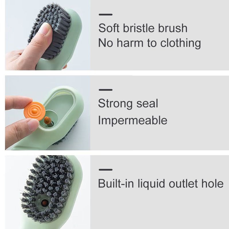 Multifunctional Cleaning Brush | Automatic Liquid Adding | Durable & Portable | Household & Laundry Brush - Oshi.pk - Buy & Sell Online