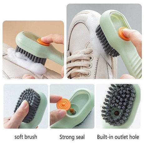 Multifunctional Soft bristled Shoe Brush Long Handle Brush Clothes Board Brushes Cleaning Tool - Oshi.pk - Buy & Sell Online
