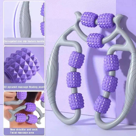 Muscle Roller Massage Roller Fascia Roller for Relieving Muscle Soreness of Thigh, Calf, Arms, and Shoulders. Reducing Cellulite and Deep Tissues - Oshi.pk - Buy & Sell Online