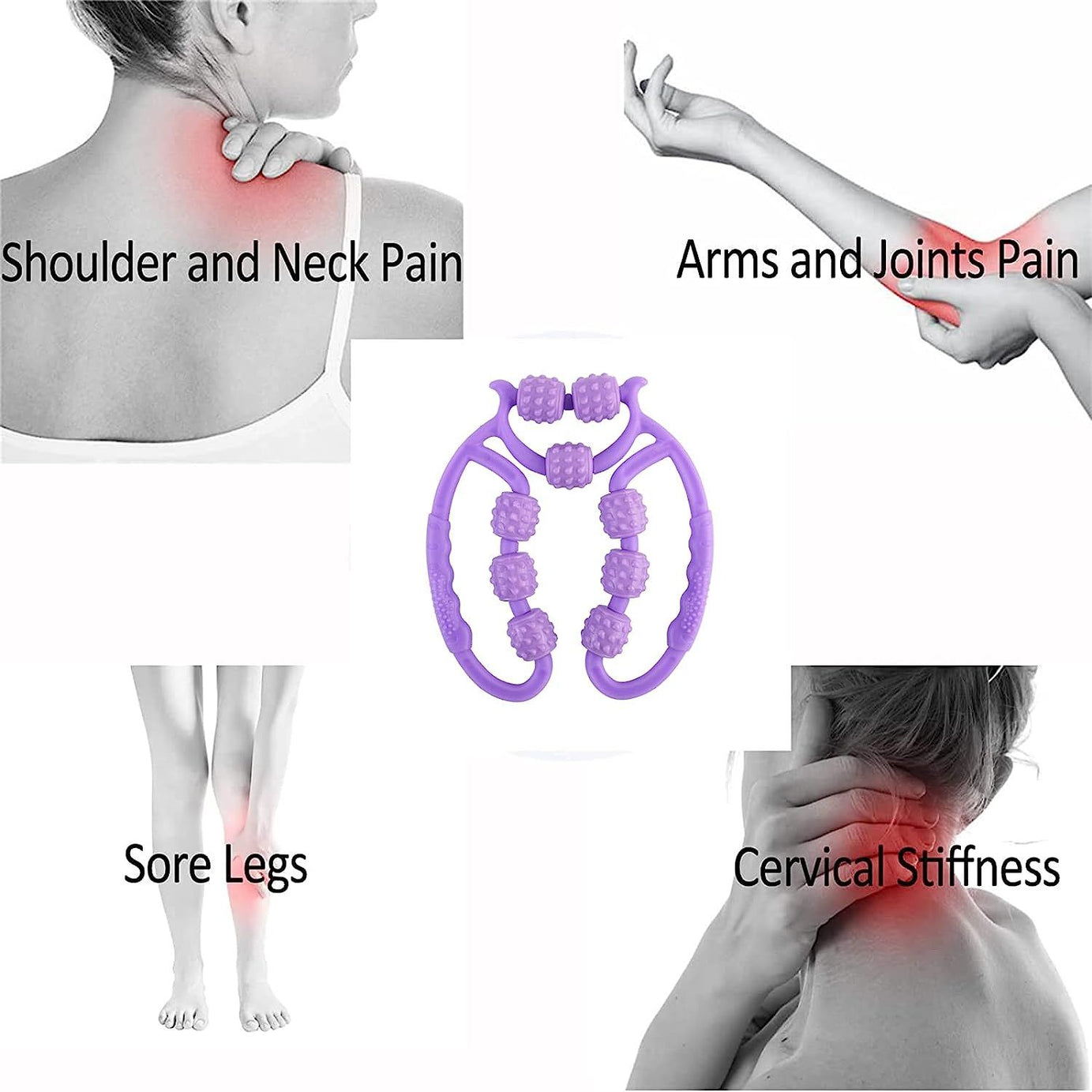 Muscle Roller Massage Roller Fascia Roller for Relieving Muscle Soreness of Thigh, Calf, Arms, and Shoulders. Reducing Cellulite and Deep Tissues - Oshi.pk - Buy & Sell Online