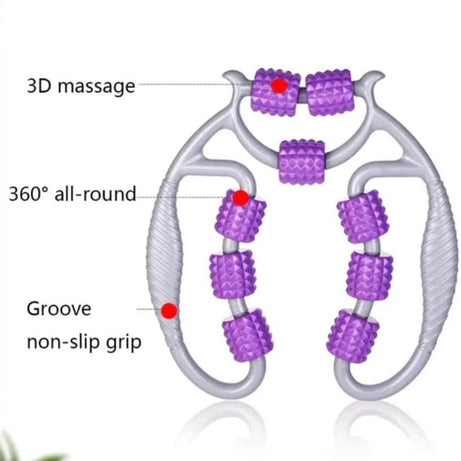 Muscle Roller Massage Roller Fascia Roller for Relieving Muscle Soreness of Thigh, Calf, Arms, and Shoulders. Reducing Cellulite and Deep Tissues - Oshi.pk - Buy & Sell Online