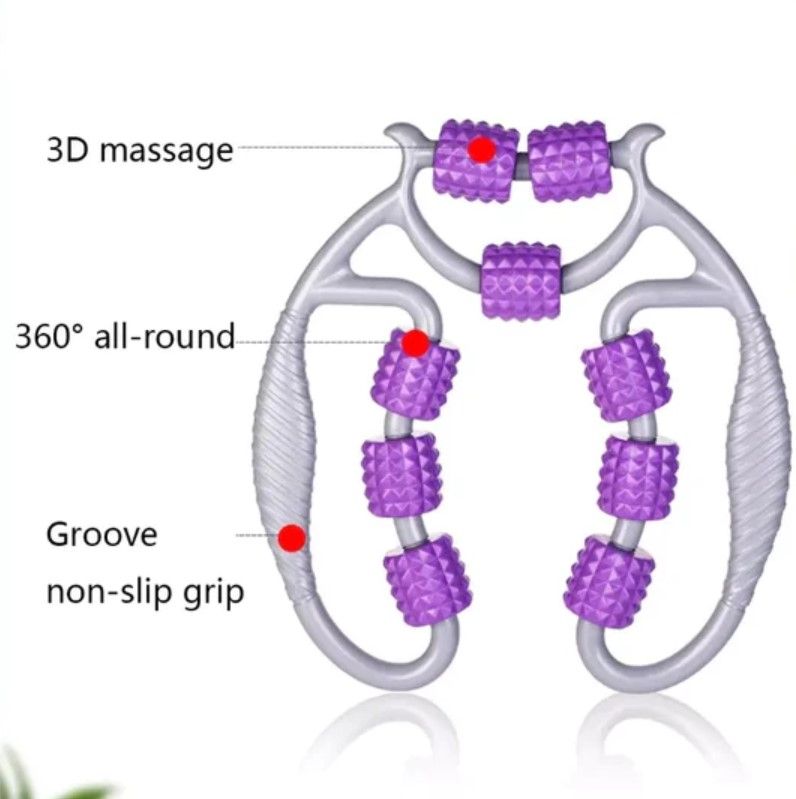 Muscle Roller Massage Roller Fascia Roller for Relieving Muscle Soreness of Thigh, Calf, Arms, and Shoulders. Reducing Cellulite and Deep Tissues - Oshi.pk - Buy & Sell Online