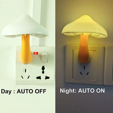 Mushroom Night Light Plug in Lamp Led Lights Wall Decor Lamp - Oshi.pk - Buy & Sell Online
