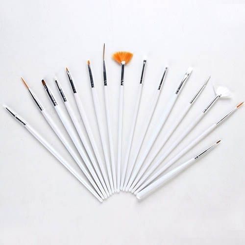Nail Brush For Manicure Gel Brush For Nail Art 15Pcs/Set Nail Brush Gel Brush - Oshi.pk - Buy & Sell Online