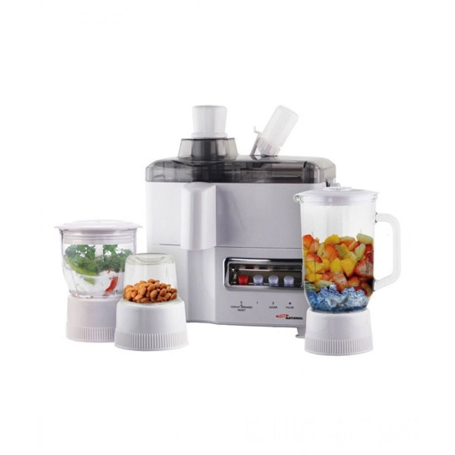 national juicer 4 in 1 juicer/blender/chopper with dry mill cf-176