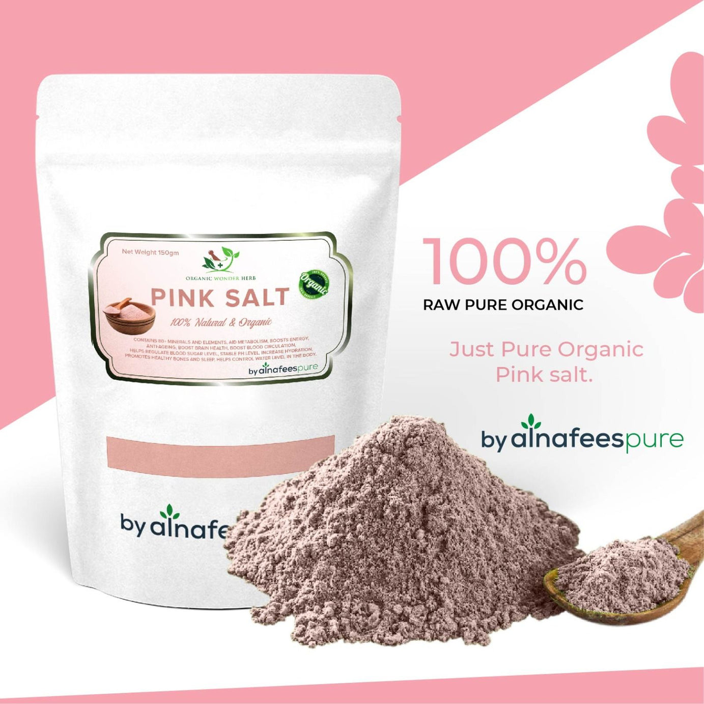 Natural Himalayan Pink Salt (powder Salt) 500Gm - Oshi.pk - Buy & Sell Online