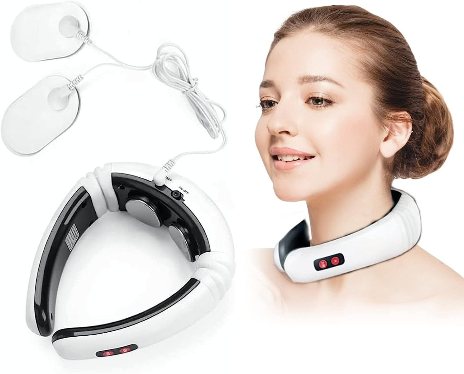 Neck & Neck Massage, Electric Neck Massager Relax Shoulder Relaxation, Magnetic Pulse Therapy, Neck Massager - Oshi.pk - Buy & Sell Online