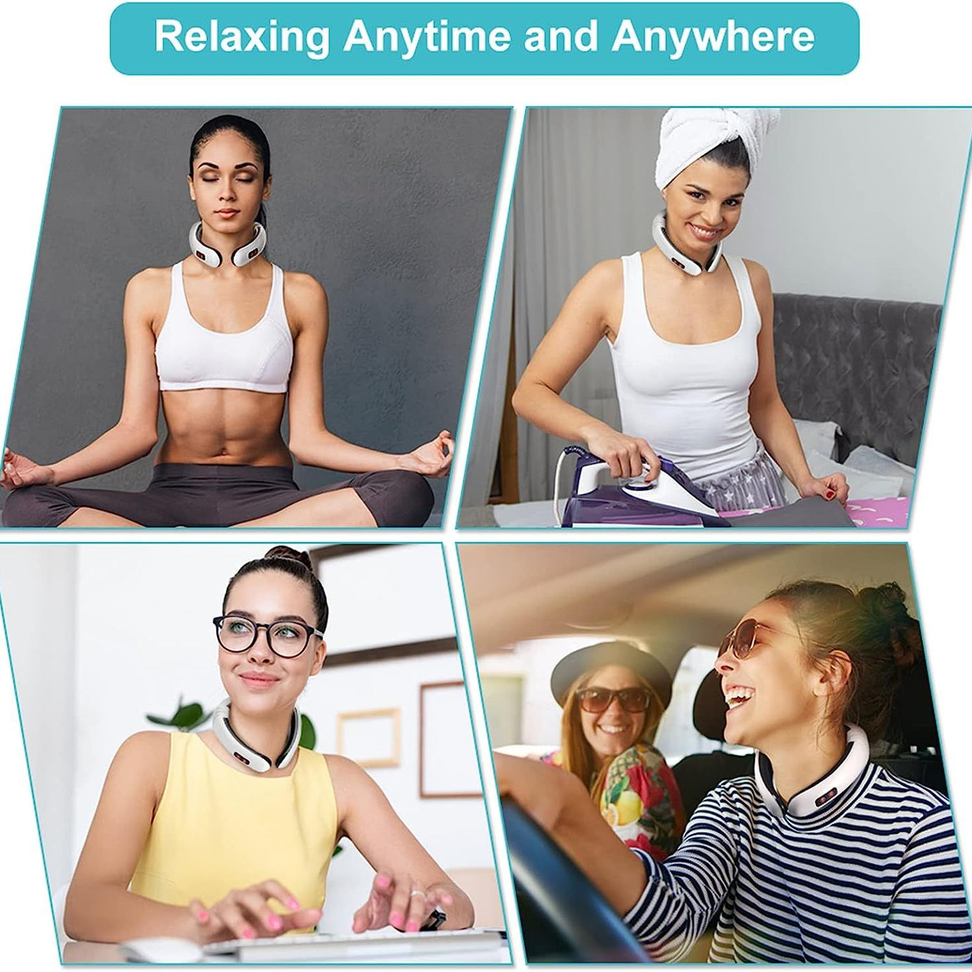 Neck & Neck Massage, Electric Neck Massager Relax Shoulder Relaxation, Magnetic Pulse Therapy, Neck Massager - Oshi.pk - Buy & Sell Online