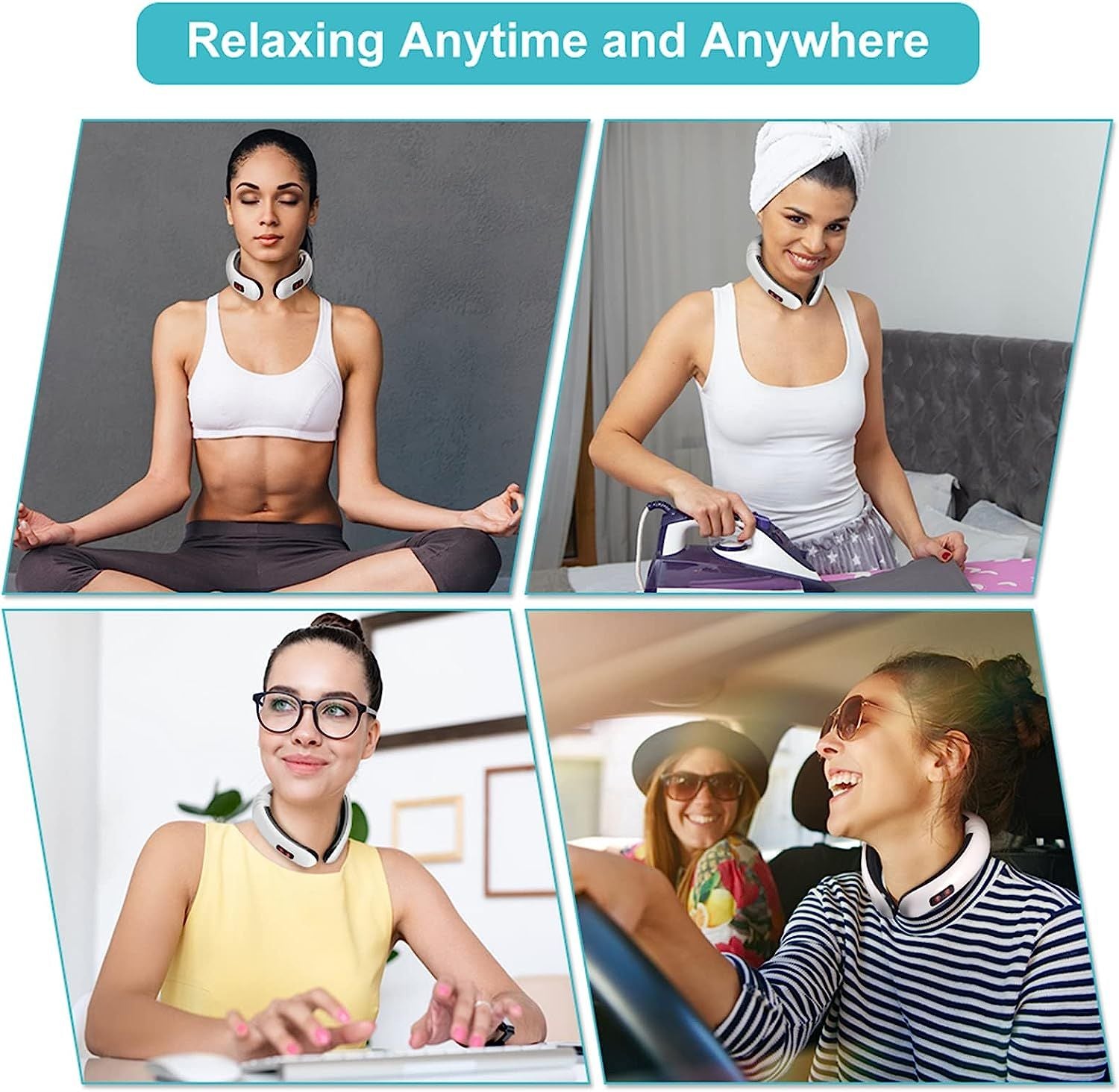 Neck & Neck Massage, Electric Neck Massager Relax Shoulder Relaxation, Magnetic Pulse Therapy, Neck Massager - Oshi.pk - Buy & Sell Online