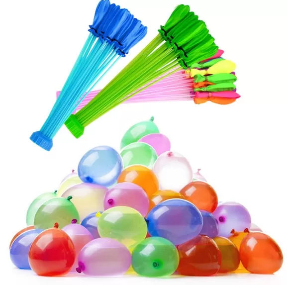 Pack Of 111 - 60 Seconds Fill & Automatic Tie Multi Colored Magic Bunch of Water Balloons No More Struggle Or Hassle - Oshi.pk - Buy & Sell Online