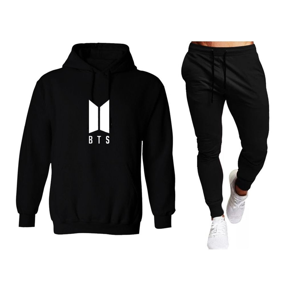 New Arrival Famous Korean Singing Brand Printed Winter Tracksuit With Black Hoodie and Trouser For Women - Oshi.pk - Buy & Sell Online