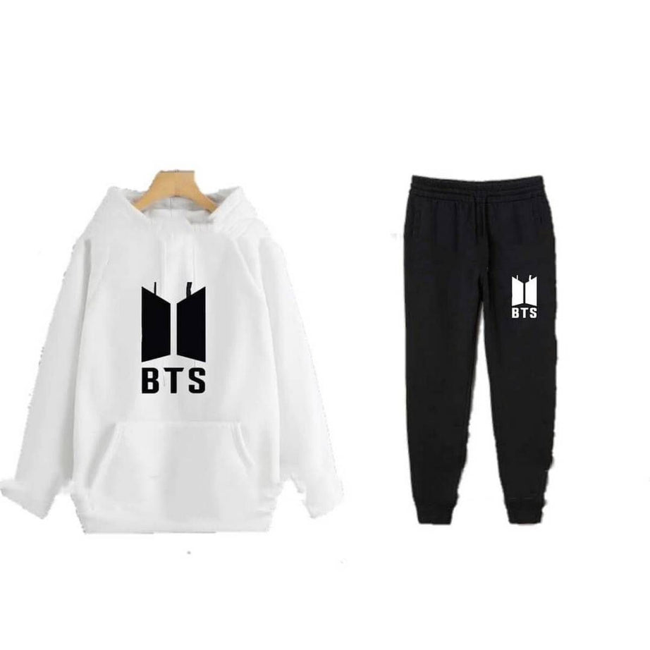 New Arrival Famous Korean Singing Brand Printed Winter Tracksuit With Hoodie and Trouser For Women - Oshi.pk - Buy & Sell Online