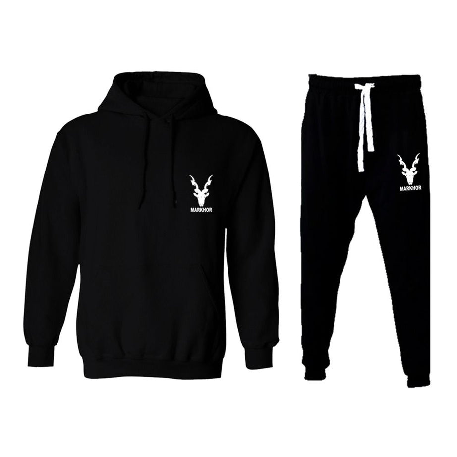 New Arrival Pakistani Markhor Printed Winter Tracksuit With Warm Fleece Hoodie and Trouser For Men - Oshi.pk - Buy & Sell Online