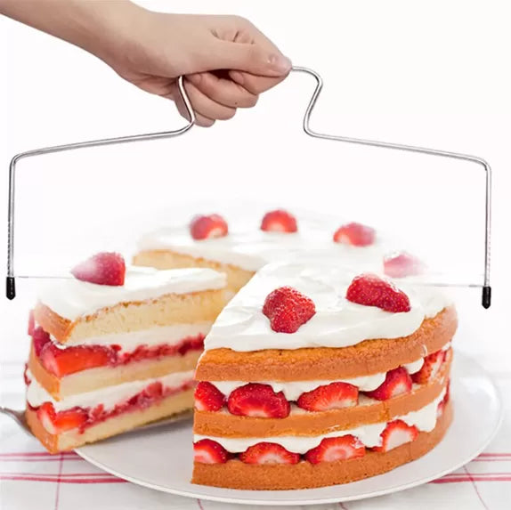 New Bread Divider Baking Tool Single Wire Cake Cutter Segmenter DIY Stainless Steel and Bread Divider Adjustable - Oshi.pk - Buy & Sell Online