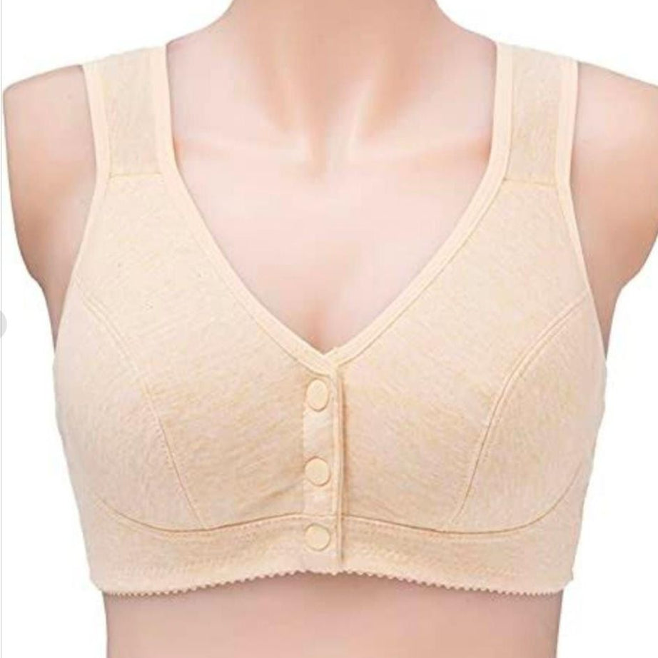 New Front Buckle Bra Women Soft Cotton Bras Plus - Oshi.pk - Buy & Sell Online