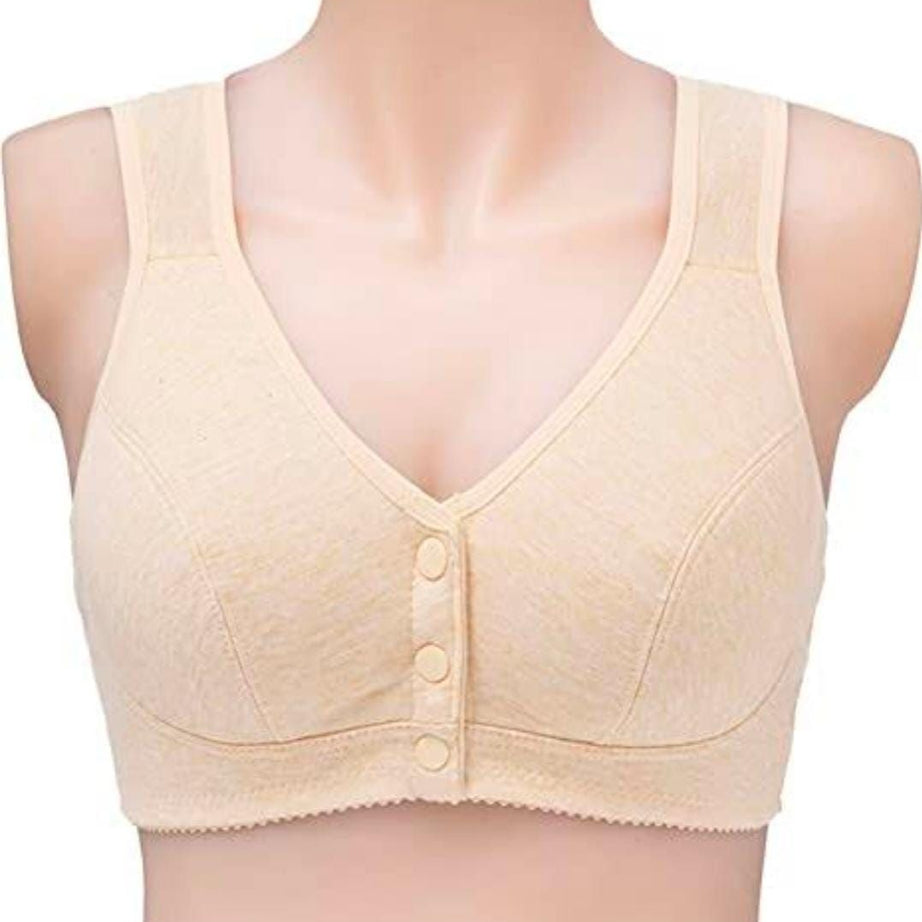 New Front Buckle Bra Women Soft Cotton Bras Plus - Oshi.pk - Buy & Sell Online