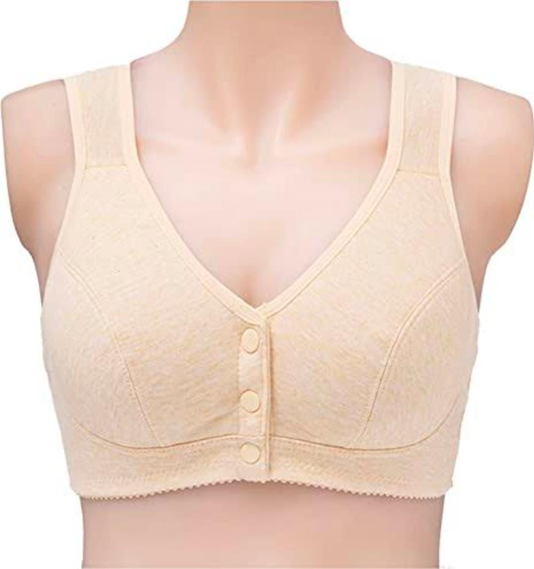 New Front Buckle Bra Women Soft Cotton Bras Plus - Oshi.pk - Buy & Sell Online