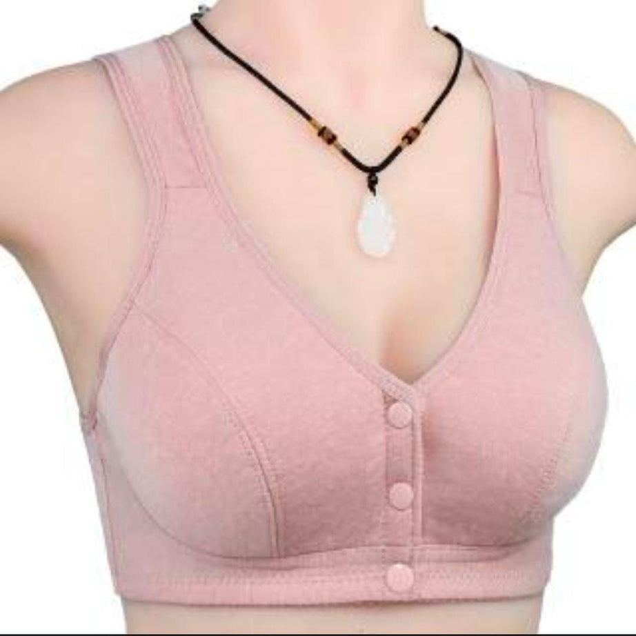 New Front Buckle Bra Women Soft Cotton Bras Plus - Oshi.pk - Buy & Sell Online