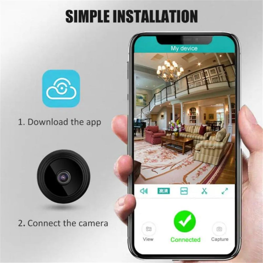 New Hot A9 Mini Camera Wifi Camera 1080P HD Ip Camera Night Voice Video Security Wireless Mini Camcorders Surveillance Cameras - Oshi.pk - Buy & Sell Online
