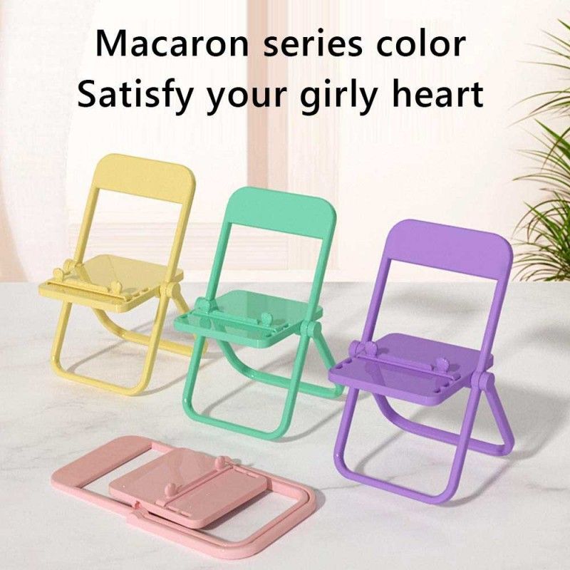 New Mini Chair Mobile Stand Cute Chair Shape Mobile Phone Holder Mobile Stand for All Mobile Phone Stand - Oshi.pk - Buy & Sell Online