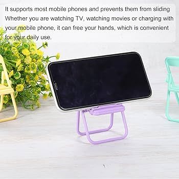 New Mini Chair Mobile Stand Cute Chair Shape Mobile Phone Holder Mobile Stand for All Mobile Phone Stand - Oshi.pk - Buy & Sell Online