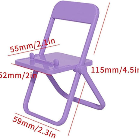 New Mini Chair Mobile Stand Cute Chair Shape Mobile Phone Holder Mobile Stand for All Mobile Phone Stand - Oshi.pk - Buy & Sell Online
