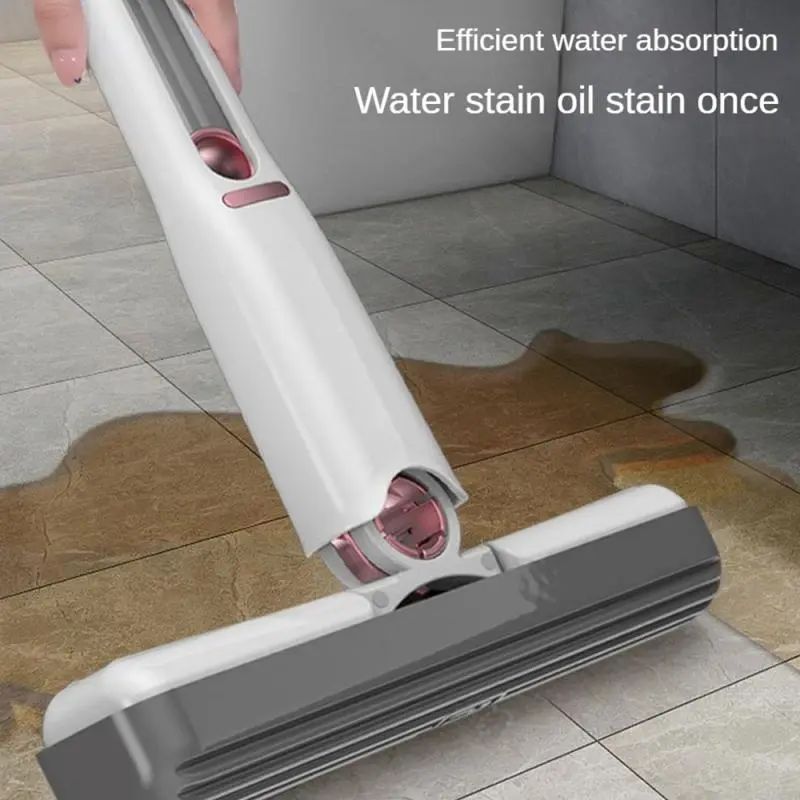 New Mini Squeeze Mop Portable Cleaning Mop Desk Cleaner Window Glass Sponge Cleaner Wear-Resistant Household Cleaning Tools - Oshi.pk - Buy & Sell Online