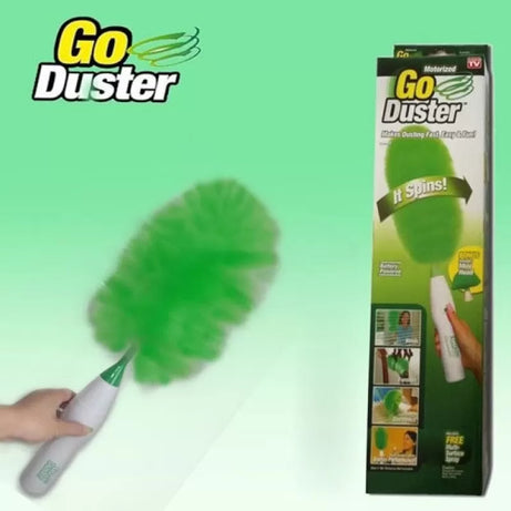 New Multifunctional Electric Dust Go Duster Cover Home Furniture Car Window Bookshelf Soft Microfiber Dust Cleaning Brush - Oshi.pk - Buy & Sell Online