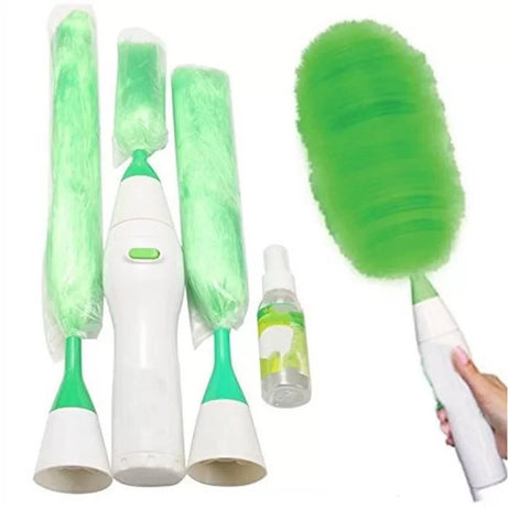 New Multifunctional Electric Dust Go Duster Cover Home Furniture Car Window Bookshelf Soft Microfiber Dust Cleaning Brush - Oshi.pk - Buy & Sell Online