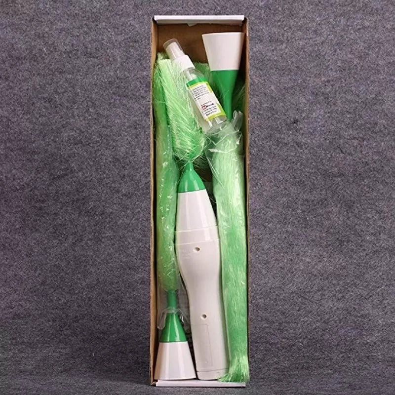 New Multifunctional Electric Dust Go Duster Cover Home Furniture Car Window Bookshelf Soft Microfiber Dust Cleaning Brush - Oshi.pk - Buy & Sell Online