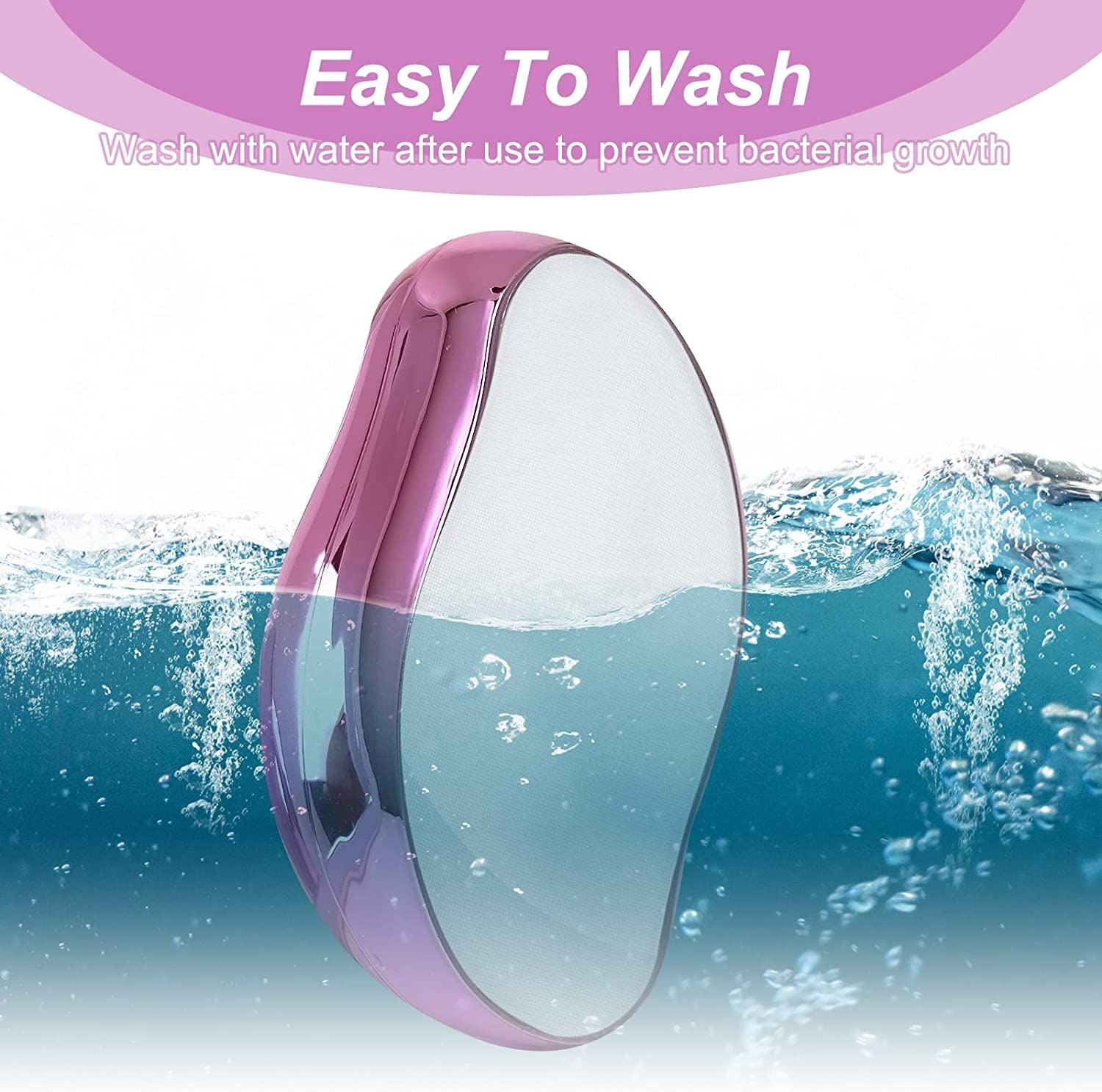 NEW Physical Hair Remover Stone Painless Epilator Reusable Depilation Tool for Leg Hand Crystal Hair Eraser Nanoglass Hair Removal Tool for Women - Oshi.pk - Buy & Sell Online