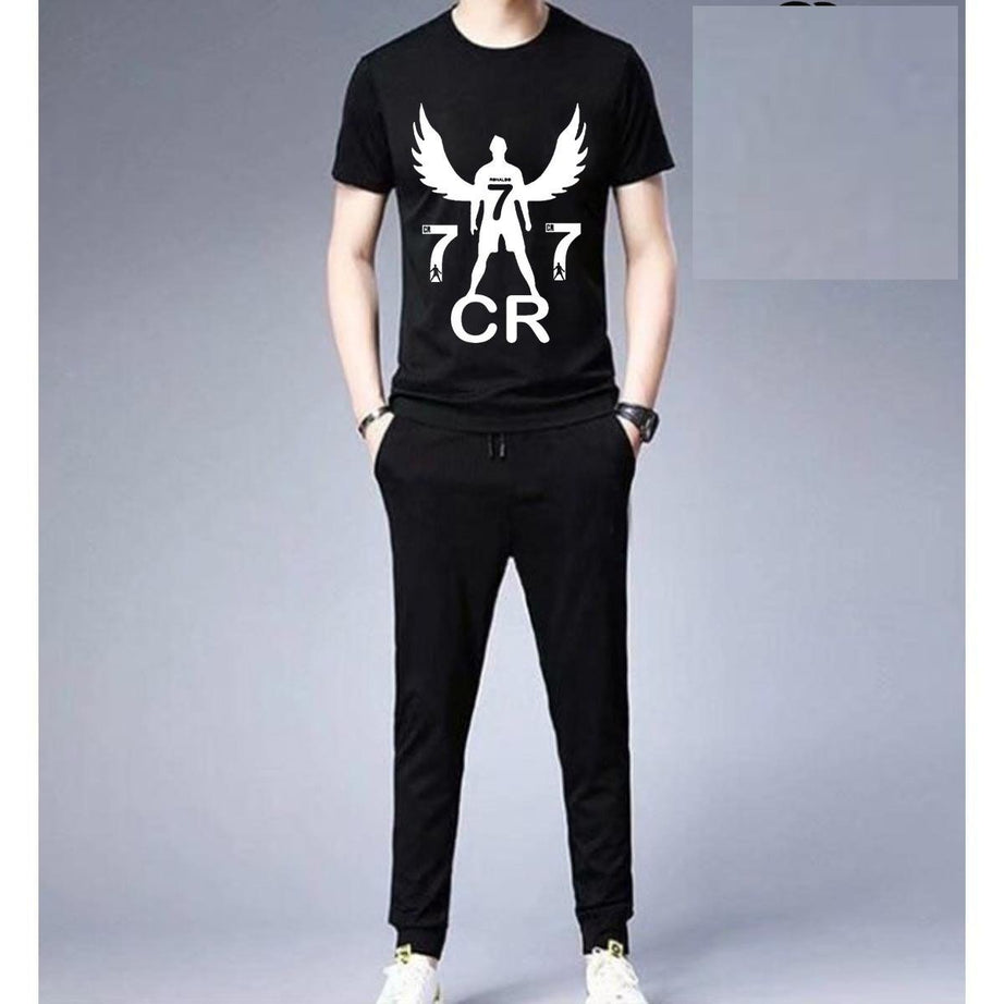 New CR-7 Tracksuit For Boys and Men ( TShirt+Trouser ) - Oshi.pk - Buy & Sell Online
