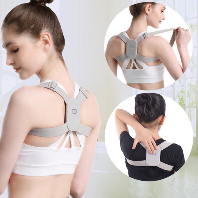 Smart Posture Corrector for Men Women Kids - Adjustable Back Straightener with Intelligent Sensor Vibration Reminder, Providing Pain Relief from Neck - Oshi.pk - Buy & Sell Online
