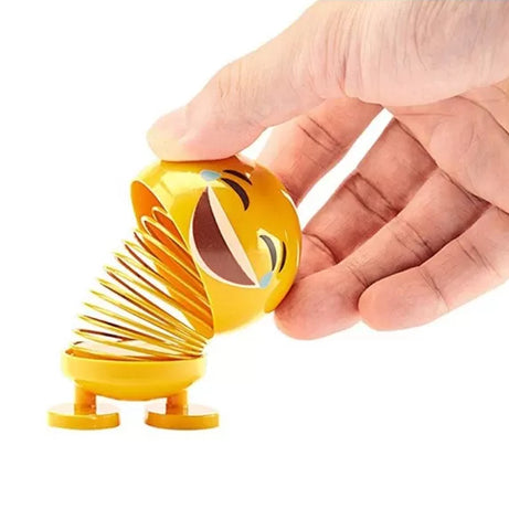 New Stress Release Emoji shaker spring bouncing doll car smiley doll cute emoticons big head dolls funny smiley face springs dance toys - Oshi.pk - Buy & Sell Online