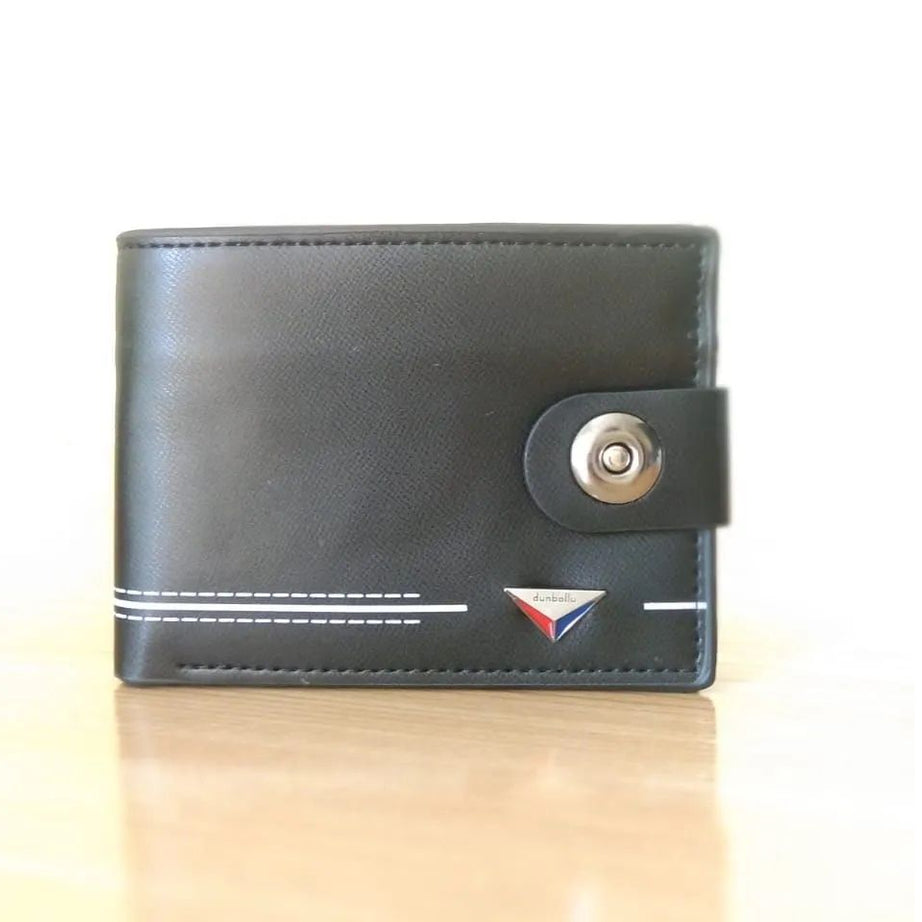 Dunbollu Men's Retro Trifold PU Leather Wallet: Stylish Card Holder Design - Oshi.pk - Buy & Sell Online