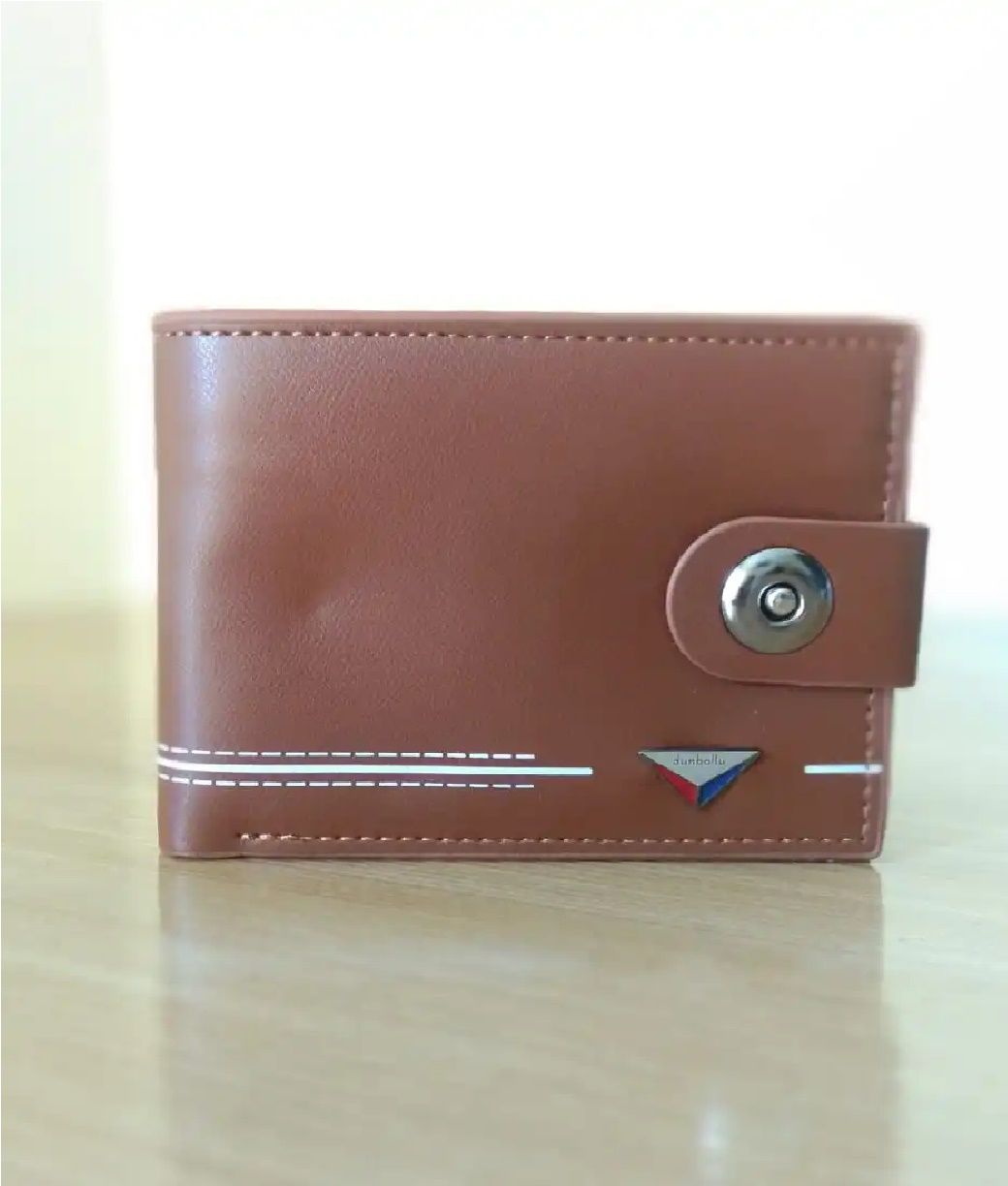 Dunbollu Men's Retro Trifold PU Leather Wallet: Stylish Card Holder Design - Oshi.pk - Buy & Sell Online