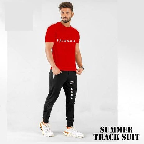 New Summer Tracksuit Friends Printed Tshirt Trouser - Oshi.pk - Buy & Sell Online