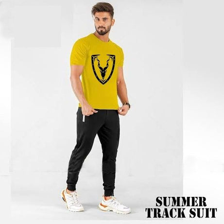 New Summer Tracksuit Markhor Printed Tshirt Trouser - Oshi.pk - Buy & Sell Online