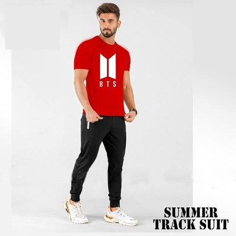 New Summer Tracksuit BTS Printed Tshirt Trouser - Oshi.pk - Buy & Sell Online