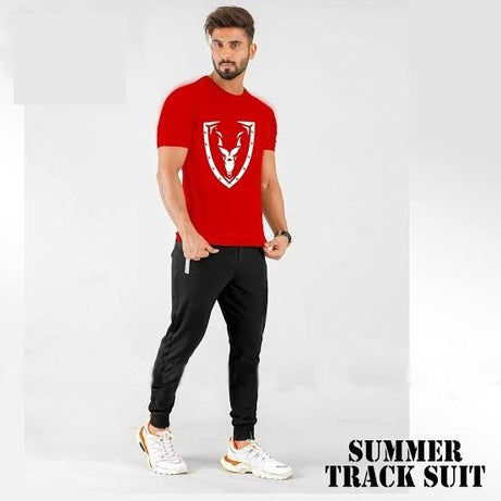 New Summer Tracksuit Markhor Printed Tshirt Trouser - Oshi.pk - Buy & Sell Online