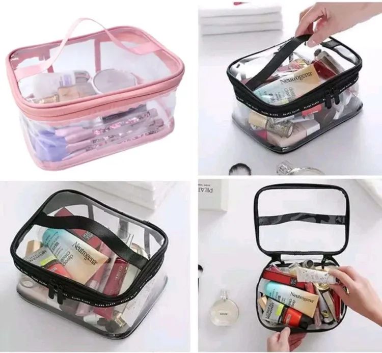 NEW Transparent Waterproof Square Cosmetics Organizer (Mix/Random color) - Oshi.pk - Buy & Sell Online