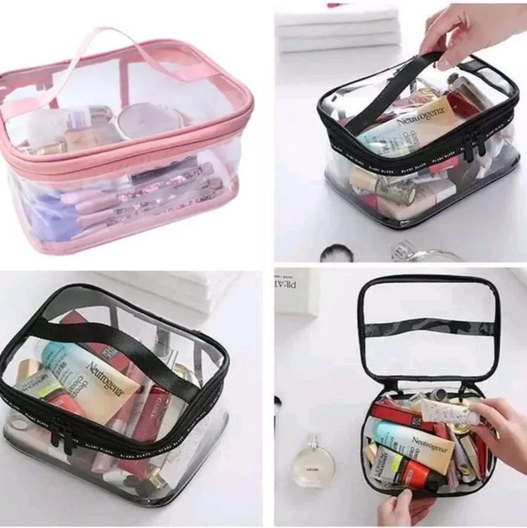 NEW Transparent Waterproof Square Cosmetics Organizer (Mix/Random color) - Oshi.pk - Buy & Sell Online