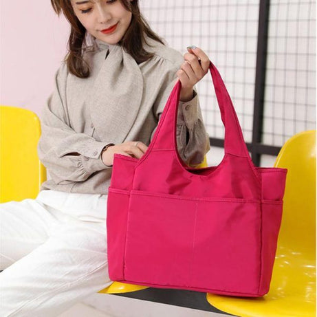 New Trendy Hand-Carrying Oxford Waterproof Women’s Bag,pink - Oshi.pk - Buy & Sell Online