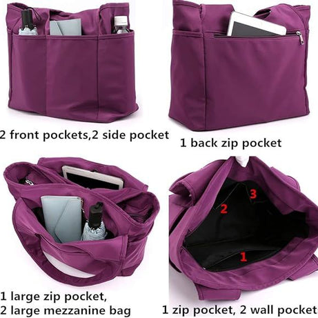 New Trendy Hand-Carrying Oxford Waterproof Women’s Bag, purple - Oshi.pk - Buy & Sell Online