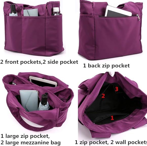 New Trendy Hand-Carrying Oxford Waterproof Women’s Bag, purple - Oshi.pk - Buy & Sell Online