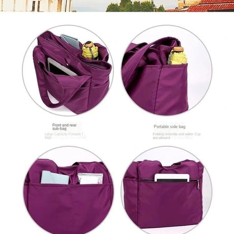 New Trendy Hand-Carrying Oxford Waterproof Women’s Bag, purple - Oshi.pk - Buy & Sell Online