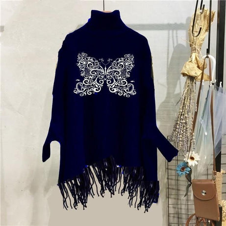 New Women's Bat-Wing Style Printed Fleece Poncho - Oshi.pk - Buy & Sell Online