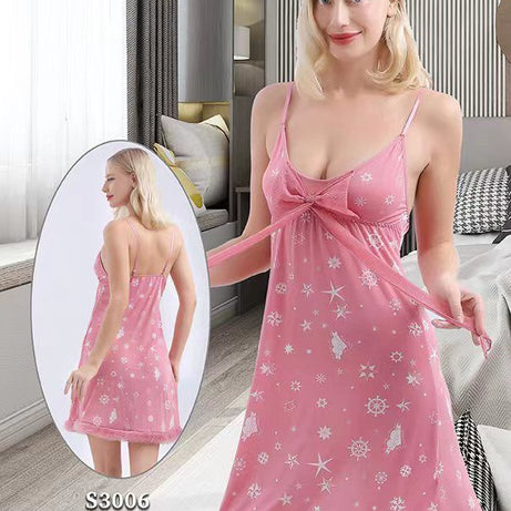 New Women Suspender Babydoll Nightdress Sleepwear (S3006) - Oshi.pk - Buy & Sell Online