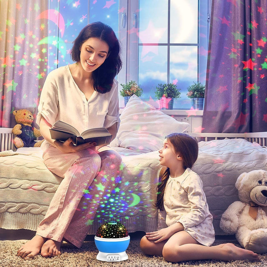 Night Light Star Lamp Starry Sky Projector Baby Light 360° Rotation LED Star Light Lamp Table Night Lamp Gift for Babies and Children - Oshi.pk - Buy & Sell Online